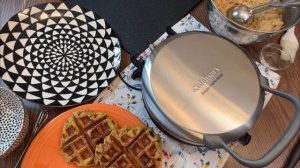 How To Make BELGIAN PUMPKIN WAFFLES 2 Ways: Liege Street Style, & Classic w/ Cinnamon Whipped Cream