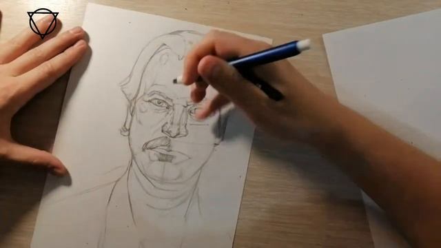 Дэвид Харбор в образе Джима Хоппера, портрет с нуля смотреть онлайн