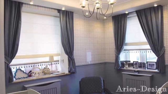 Римские шторы в Ярославле от Салона Штор Aries Design #шторы #Ярославль #карнизы #ткани