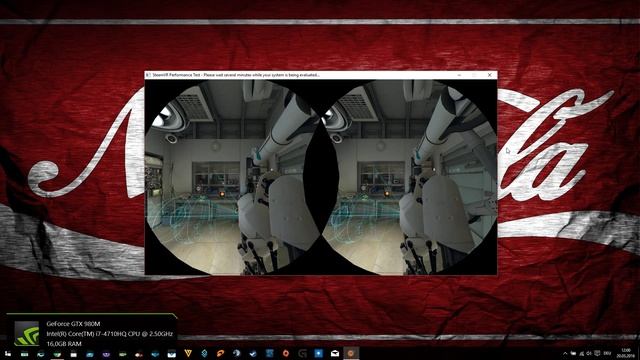SteamVR Performance Test with GTX 980m смотреть онлайн