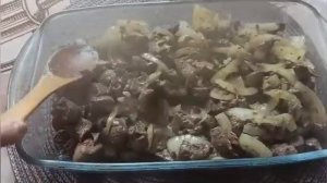 Куриная печень в духовке
