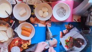 Фаршированная щуку. Часть 1 Как снять шкуру со щуки чулком.