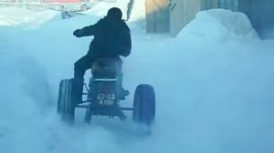 Трицикл своими руками ЗИМНИЕ ВИРАЖИ