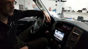 Передняя камера в mitsubishi pajero 2016