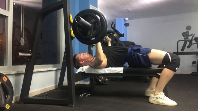 Жим штанги лежа 4*3, 3*10 – 75, 55 смотреть онлайн