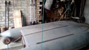 лебедка для лодки в гараже