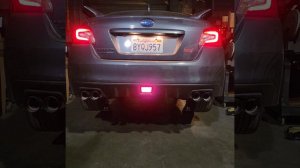 STOCK 2021 WRX STI WITH COBB 515140 3" TITANIUM CATBACK EXHAUST. FIRST COLD START WITH COBB EXHAUST
