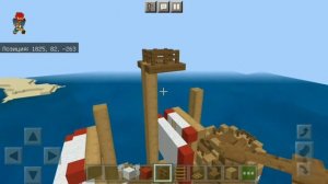 КАК ОТРЕСТАВРИРОВАТЬ ЗАТОНУВШИЙ КОРАБЛЬ В МАЙНКРАФТ BEDROK | ПОСТРОЙКИ