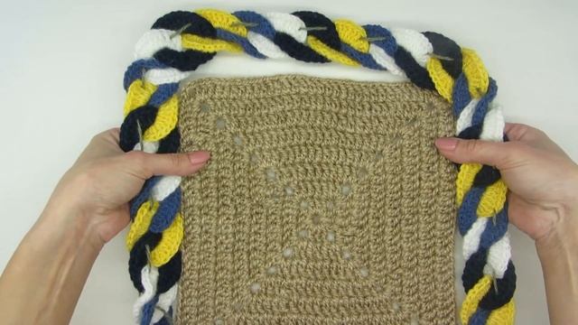 Мини коврик: Сидушки крючком. Идеи для дачи своими руками. Crochet. Урок 28 Часть 1 смотреть онлайн