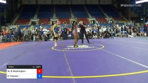 180 Lbs Round Of 64 - Wendy Riley-Washington, Illinois Vs Henlee Haynes, Florida Bf4e