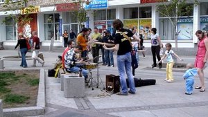 уличные музыканты