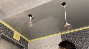 Сделай Сам! Lava на потолке, поэтапное нанесение декоративной штукатурки