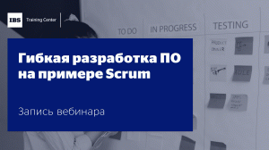 Вебинар "Управление IT-проектами. Гибкая разработка ПО на примере Scrum", Евгений Стебельский