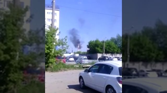 суровый челябинск  ВЫБРОСЫ С ЗАВОДА ЧТЗ