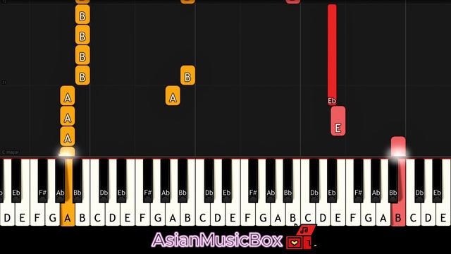 YOARI | "TRUE" - My Demon OST | Piano Tutorial & Sheet Music смотреть онлайн