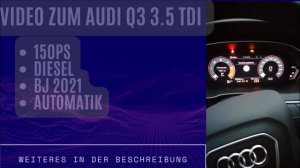Video zum Audi Q3 3 5 TDI von SIXT aus der Miete vom Dezember 2021