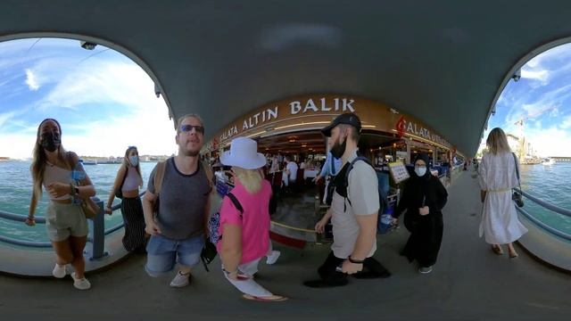 Galata Bridge cafes & restaurants - Istanbul 360 смотреть онлайн