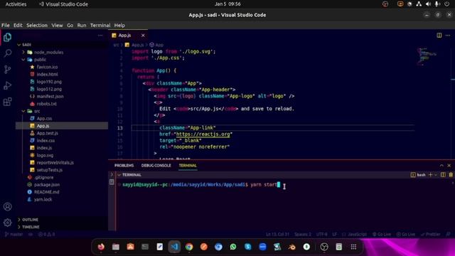 How to Install Yarn and Create React App using Terminal and Vs Code on Ubuntu LTS | Hammad Sadi смотреть онлайн