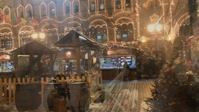 МОСКВА зима 2018/КРАСНАЯ ПЛОЩАДЬ/ГУМ/ЯРМАРКА