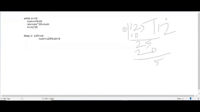 Python program to find the reverse of a number and check whether the number is palindrome or not.