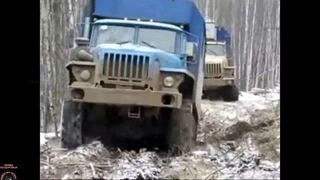 Эти парни умеют ездить по Бездорожью на Грузовиках, Профи своего дела.