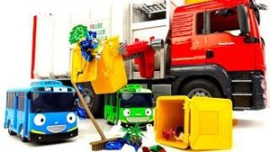 Машинки! Мультики для детей. Автобус Тайо наводит порядок.mp4