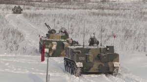 Ротное тактическое учение с десантниками Ульяновского соединения ВДВ