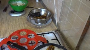 Первый не удач. опыт с силиконовой формой для оладий.