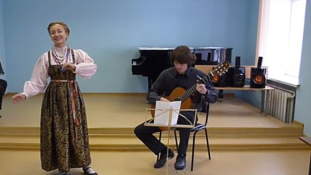 Русская народная песня "Как у месяца" смотреть онлайн