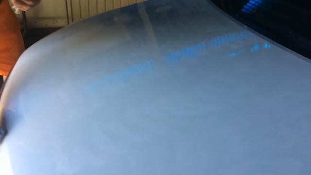 Полируeм авто Toyota camry 50  восковым полиролем с тефлоном