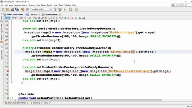 Project Part 4: Creating Menu with toolbar in SalonShop class in java code смотреть онлайн