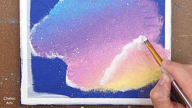 Unicorn Dreams | Easy Acrylic Painting for Beginners | Step by Step #50 смотреть онлайн