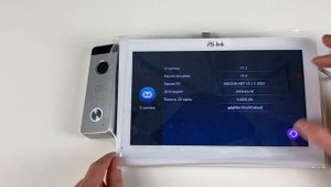 Подключение домофона PS-link PS-130TDP с WiFi модулем, записью на SD карту и сенсорным экраном 10