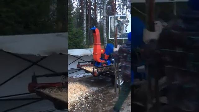Видео от клиента Утилизатор 450 (Б) бензиновый двигатель 20 л.с