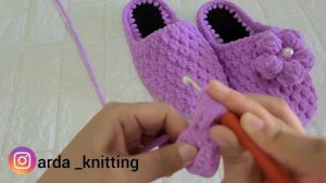 Цветок из плюшевой пряжи. Қазақша тоқыма. Гүл