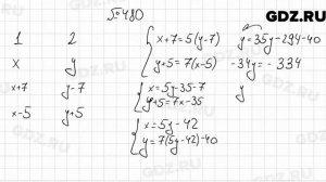 № 480 - Алгебра 9 класс Мерзляк