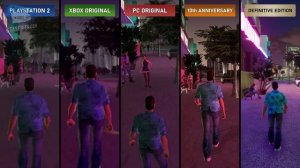 GTA Vice City Definitive Edition Comparison - PS2 / Xbox / PC / Mobile / Remaster