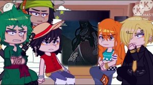 •|After Straw hats React to Nezuko Kamado as The New crew|•// One Piece // gacha club ??/??