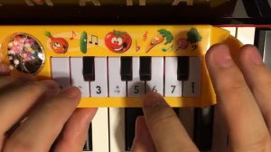 CRAZY FROG AXEL F... but it's played on a $1 piano