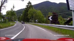 Kranjska Gora, Slovenia to Tarvisio, Italy, and on to Austria (Rollei CarDVR-110)