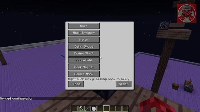 Mod Showcase #16: Grappling Hook Mod (Minecraft 1.12.2) смотреть онлайн