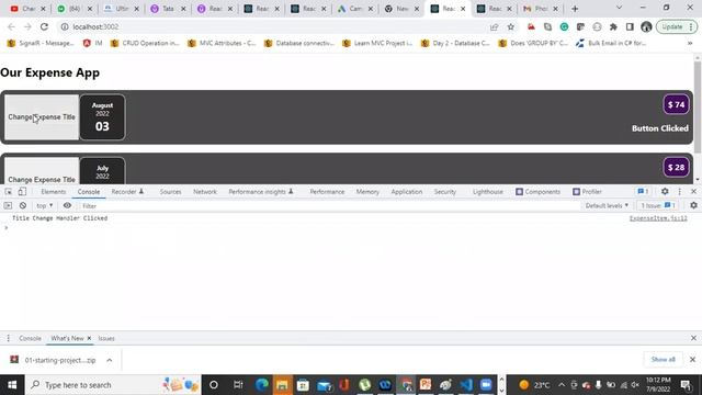 React Tutorial | Events and State Part -2| React Tutorial in Hindi| By Vijay | Vijay Rana смотреть онлайн