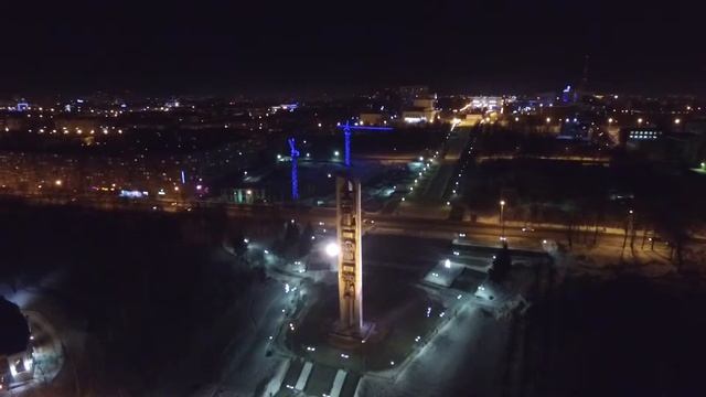 Ночная набережная Ижевска