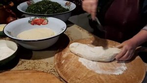 Кутабы с Зеленью Азербайджанская Кухня Деревенская Кухня Рецепты бабушки