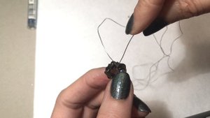 Бусина из бисера и кристаллов . МК для начинающих. Beaded bead. DIY for beginners