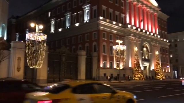 Путешествия по России. Новогодняя Москва. ?? Прогулка по улице Тверской.