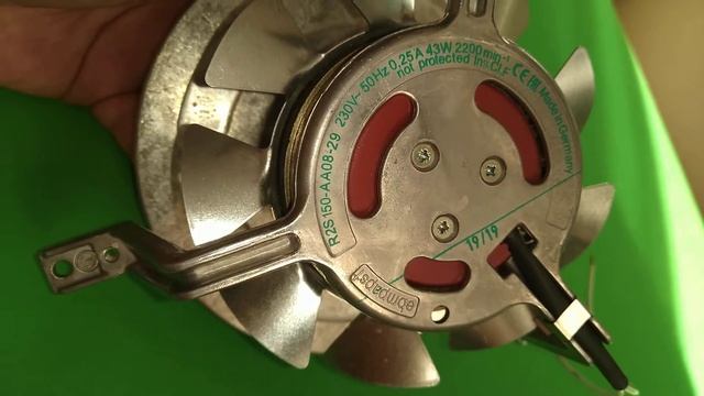 Мотор-вентилятор Ebm-papst R2S150-AA08-29 (43Вт / 230В) для пароконвектоматов Palux, Rieber, Stahl смотреть онлайн