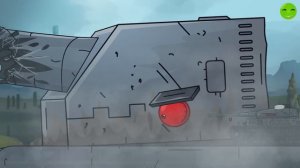 Советский Карл-44 помогает Ратте-Крепости прорывать фронт - Мультики про танки