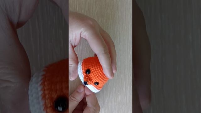 Лиса амигуруми