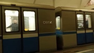 Последний "Русич" на Кольцевой линии! Электропоезд 81-740 "Русич" отправляется от станции Таганская